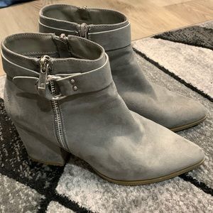 Grey booties